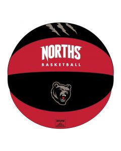 Norths Bears Mini Hoops Size 5 Rubber basketball