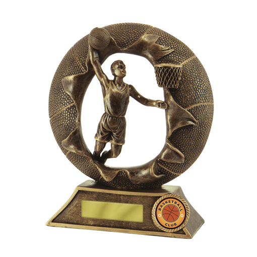 595-7M - 3D Break-thru Basketball Male - Antique Gold - 4  sizes available - 

$7.14 - $10.71