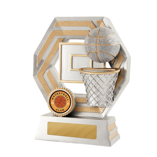 634-7 - Titan-Basketball - Silver/Gold - 3  sizes available - $8 - $9.71