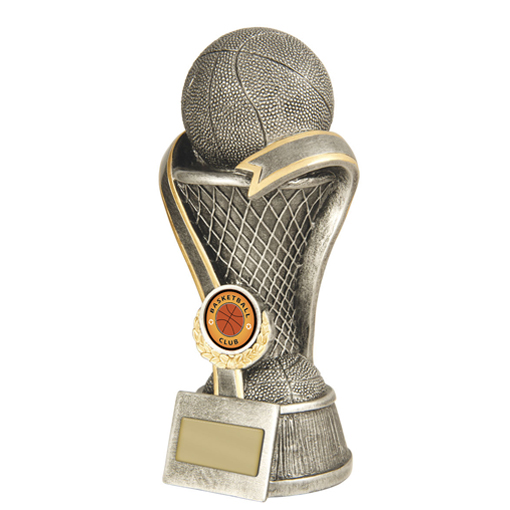 772-7 - Winner-Basketball - Antique Silver - 3  sizes available - $10.93 - $14.74